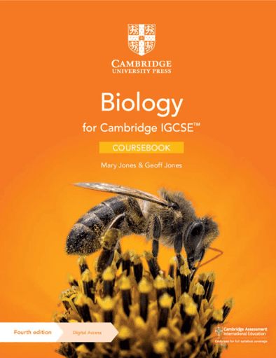 BIOLOGY FOR CAMBRIDGE IGCSE COURSEBOOK - 4ED