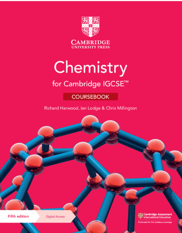 CHEMISTRY FOR CAMBRIDGE IGCSE COURSEBOOK - 5ED